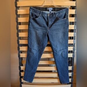 Democracy 'Ab"solution Women's Skinny Jeans - Dark Blue